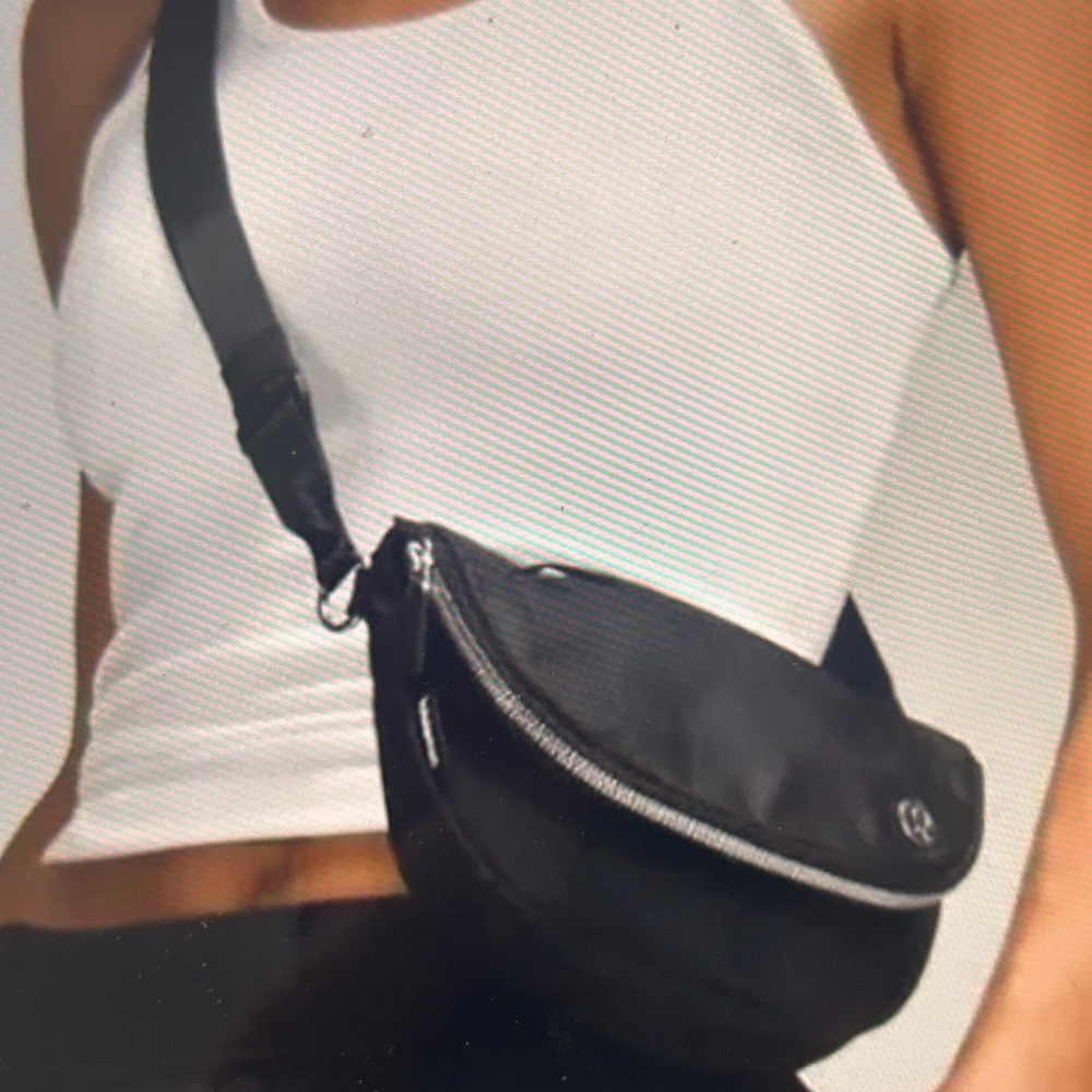 lululemon all night festival bag micro Black Crossbody